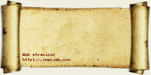 Kristina Brzaković vizit kartica